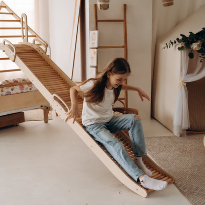 Rolling Slide, Indoor Playground Montessori Baby Gift for Toddler