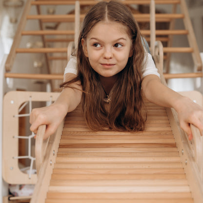 Rolling Slide, Indoor Playground Montessori Baby Gift for Toddler
