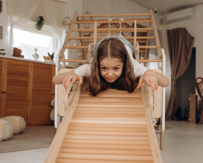 Montessori House Bed “Luna” – Handmade Plywood Frame – TatkoPlay