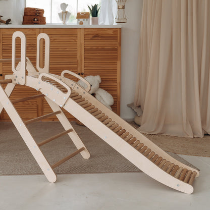 Rolling Slide, Indoor Playground Montessori Baby Gift for Toddler