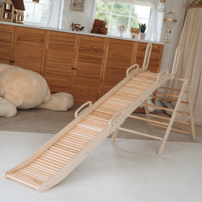 Rolling Slide, Indoor Playground Montessori Baby Gift for Toddler