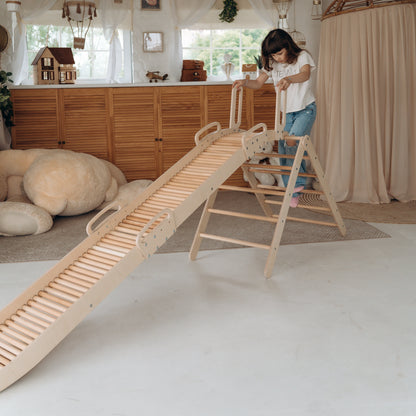 Rolling Slide, Indoor Playground Montessori Baby Gift for Toddler