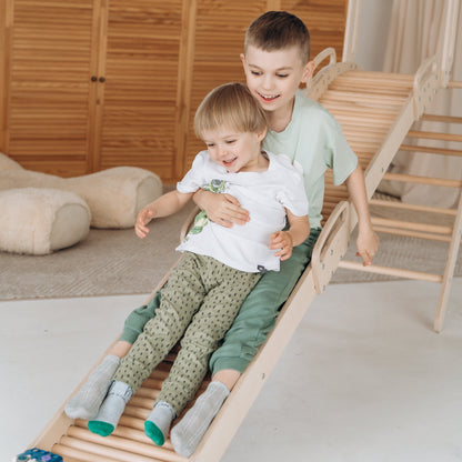 Rolling Slide, Indoor Playground Montessori Baby Gift for Toddler